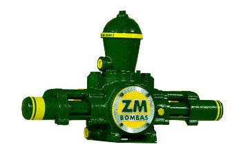 Bomba para Roda D'água com Capacidade de 2.600 à 13.000 L/dia e 130 à 190m de Altura ZM 44 (5060102) - Canal Agrícola 