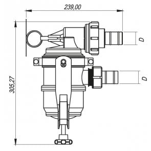Filtro de Sucção FS 100 - Magnojet (M693)