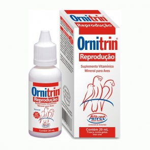 Vitamina para Pássaros Ornitrin Reprodução Alivet Frasco 20ml - Canal Agrícola