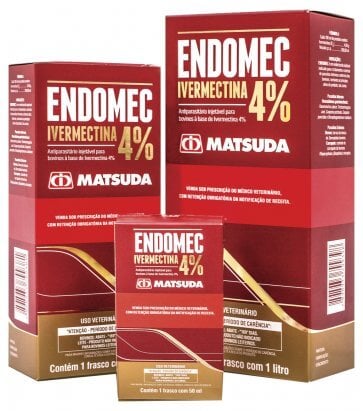 Endomec Ivermectina 4% Matsuda - 1 Litro (08.0012.02)