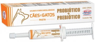 Pasta Probiótica para Cães e Gatos Power Sea Alivet Seringa 14g - Canal Agrícola
